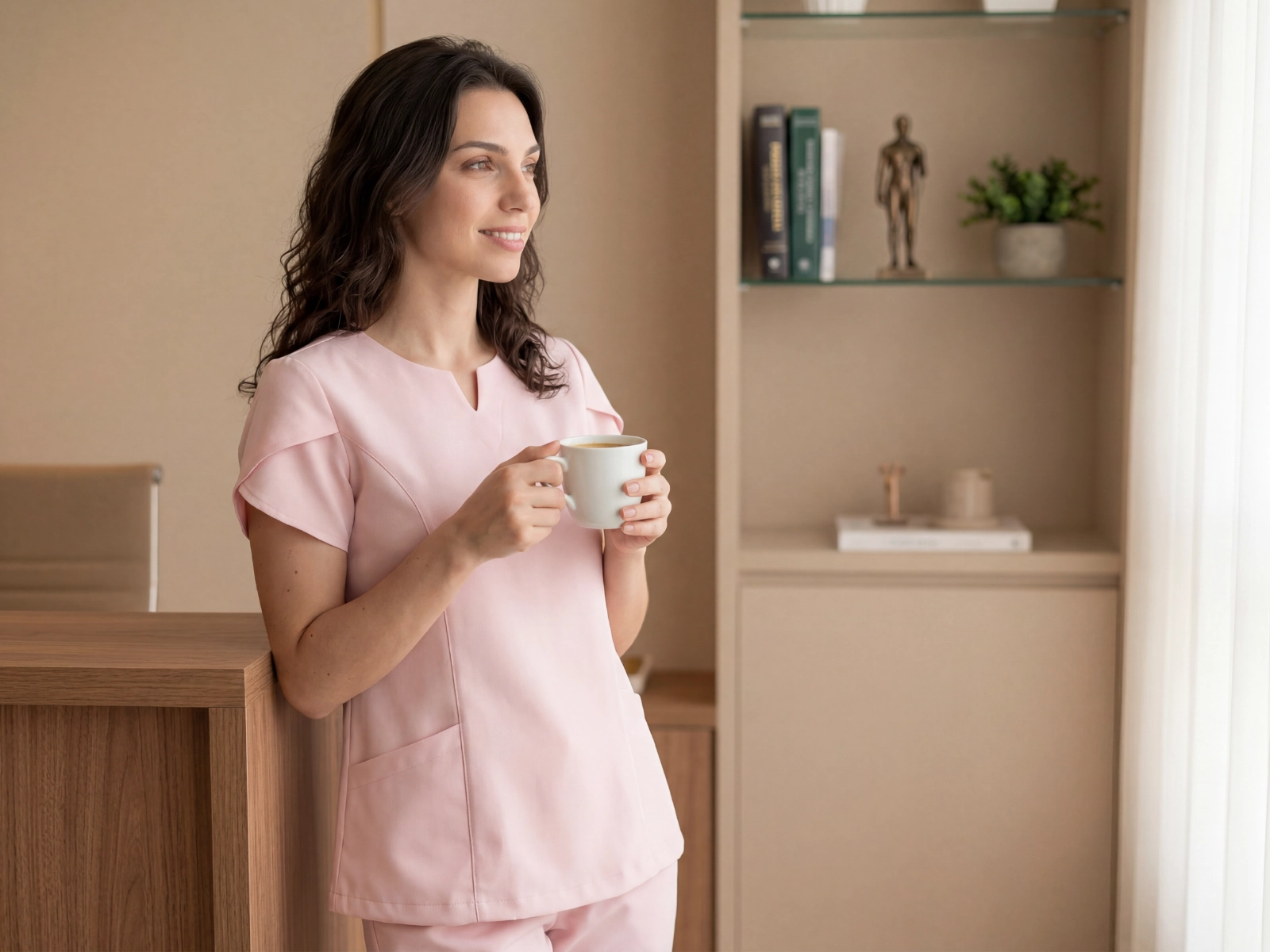 Scrub Feminino Serena Rosa