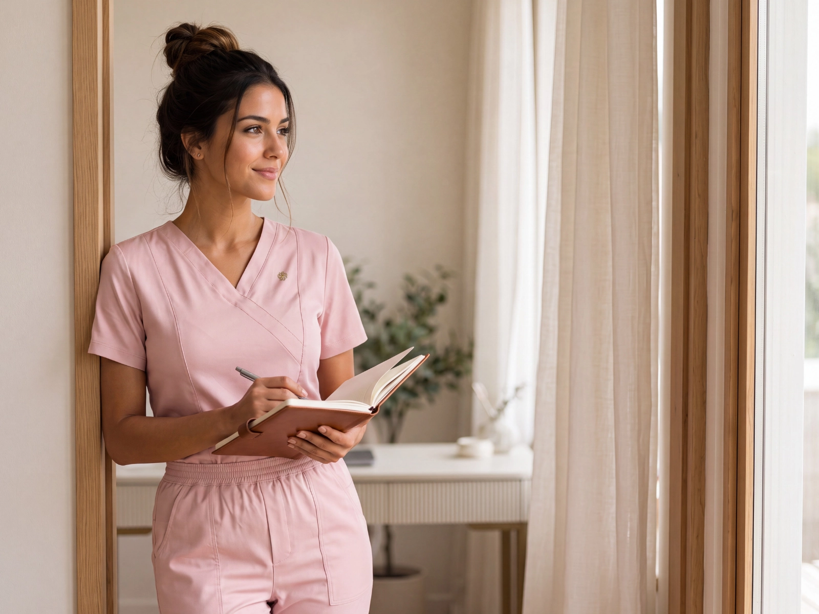 Scrub Feminino Stella Nude