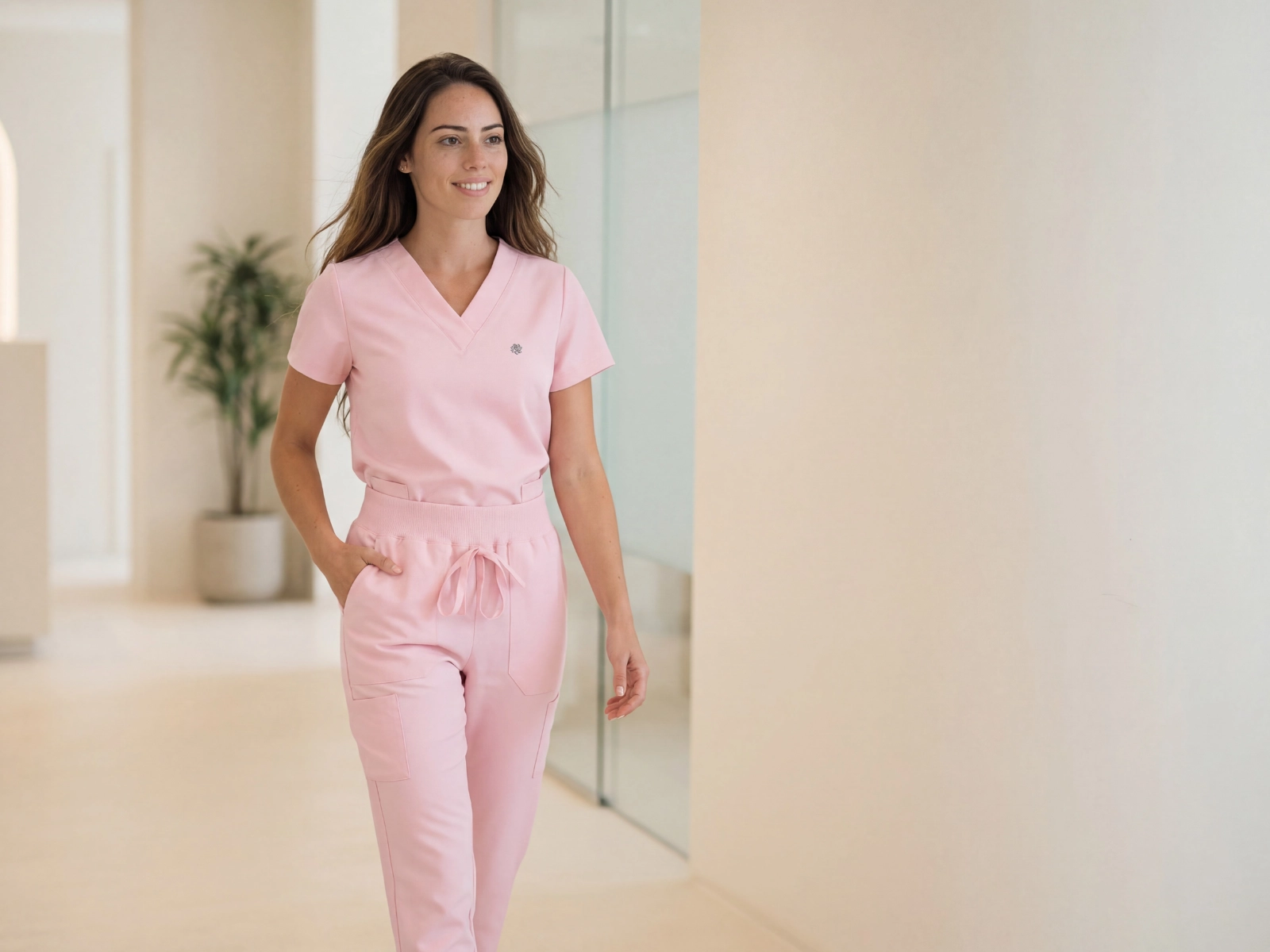 Scrub Feminino Valentina Rosa